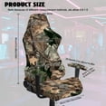 thumbnail image 2 of Whosucclay Hunting Camo Forest Print Gaming Chair Cover, Stretchable Elastic Computer Desk Chair Cover with Armrest Covers, 4Pcs Soft Non Fading Office Chairs Covers Slipcovers, 2 of 8