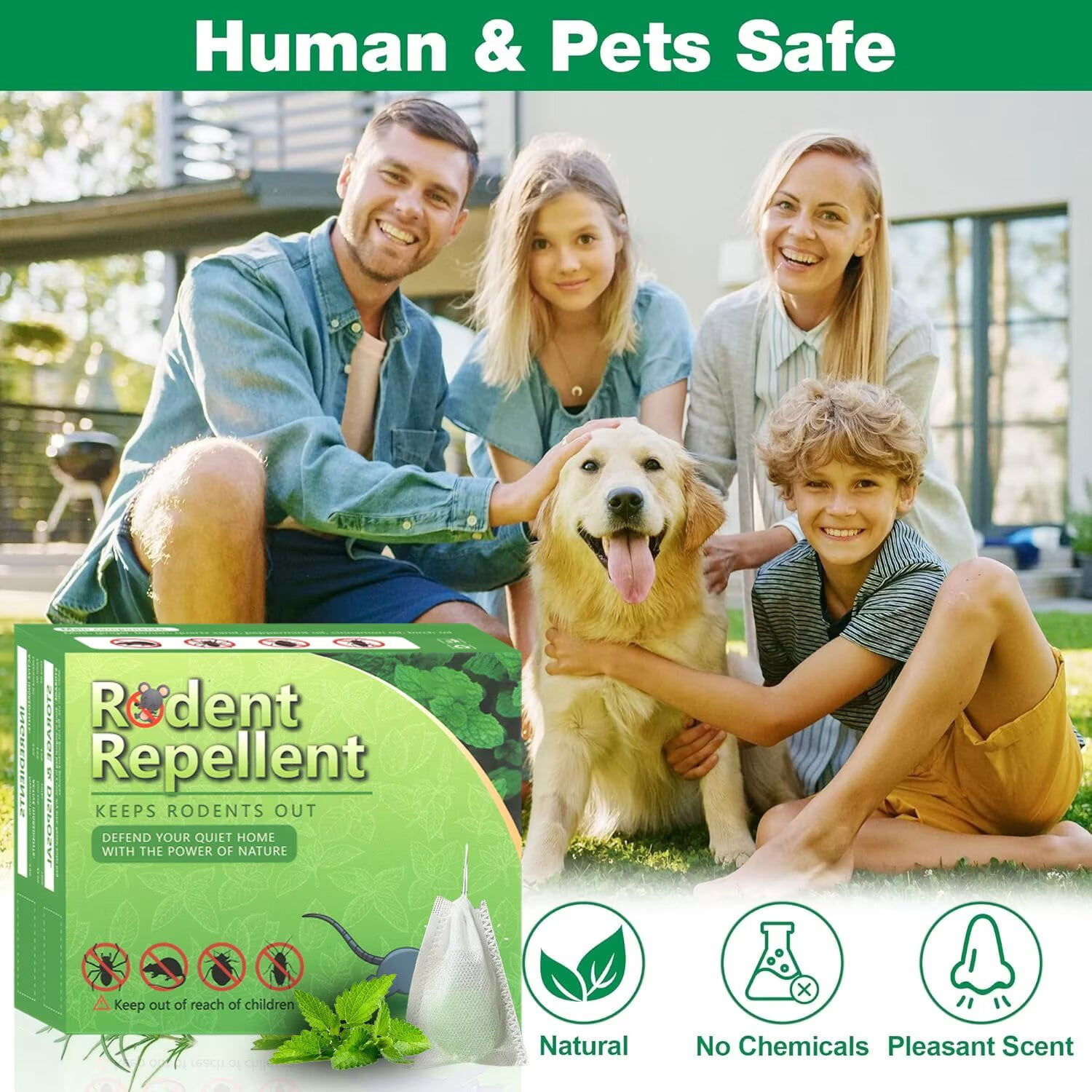 Vamoo 20 Pack RodentRepellent - MiceRepellent Indoor/Outdoor - Moth Balls for Rodents, MouseRepellent Peppermint, Keep Mice Away, Peppermint to Repel Mice and Rats, RatRepellent for House