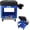 Blue, variant on MRY Rolling Creeper Garage Shop Seat for Men, Padded Mechanics Stool with Tool Tray Storage for Garage, Rolling Workshop Stool with Wheels, Auto Creeper Seat, 330 lbs Capacity, Heavy Duty, Blue