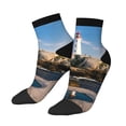 thumbnail image 2 of Bingfone Lighthouse Design Patterned Men'S Women'S Casual Cotton Socks, 2 of 9