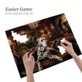 thumbnail image 2 of 1000-Piece Wooden Jigsaw Puzzle for Adults - Dalmatian On Leather Sofa , Interlocking Pieces with Guide Letters, Holiday Gift & Home Decor, 2 of 7
