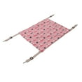 thumbnail image 3 of Double Layer Plush Hammock For Cats, Soft And Comfortable, Easy To Clean, Metal Hook, Easy To Install, Suitable For Rabbits, Kittens, Hamsters, Puppies, Ferrets, 3 of 8