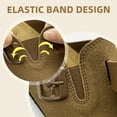 thumbnail image 4 of Adult Suede Clogs Cork Footbed Slippers Arch Support Potato Shoes Indoor Outdoor Slippers with Adjustable Buckle, 4 of 6