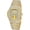 X Gold, variant on Men's/Womens Unisex Crystal Watch Full Bling Iced-Out Cuban Watch Oblong Silver/Gold Wristwatch Hip-Hop Stainless Steel Bracelet Watch