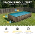 thumbnail image 2 of Funsicle 24 Ft Oasis Designer Lap Above Ground Pool with Pump, Rectangular Frame, 2 of 6