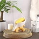 thumbnail image 5 of Ceramic Soap Dish Leaf Shaped Soap Dish Accessory for Bathroom, Shower, Kitchen, Wedding Gift (White+Gold), 5 of 5