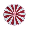 thumbnail image 3 of Minted Bead Embroidered PlacematColor: Red & WhiteSize: 13.5" RoundSet of 2, 3 of 10