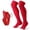 Red, variant on JASGOOD Baseball Socks and Belt Combo for Youth Boys Girls Over the Knee Softball Socks and Belt Knee High Football Socks