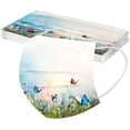 thumbnail image 3 of HUGFEGWE 50 Pcs Butterfly Disposable Face_Masks for Adults,Breathable Disposable Facemasks with Butterflies Designs CJB91-40404, 3 of 7