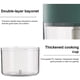 thumbnail image 5 of Cocina Handheld Food Chopper Ajo Master Acero Inoxidable Verduras Frutas Frutas Carne Máquina Crusher Máquina Outdoor Mano Oscuro Verde tholdsy HA010608-01, 5 of 6