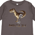 thumbnail image 4 of Inktastic Limb Loss Awareness Amputee Rex with Prosthetic Leg Boys or Girls Long Sleeve Toddler T-Shirt, 4 of 5