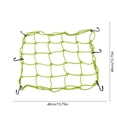 thumbnail image 2 of Lunxisen 1 Pcs Motorcycle Helmet Cover Reflective Safety Bag Elastic Net Riding Gear Accessories Storage Travel(15.75*15.75in), 2 of 8