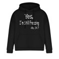 thumbnail image 6 of Tdoqot Young Mens Hoodies- Pullover Long Sleeve Casual Fashion Loose Fit Hooded Sweatshirt Black Size M, 6 of 6