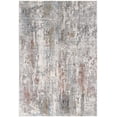 thumbnail image 2 of 2' x 3' Gray and Blue Abstract Washable Non Skid Area Rug, 2 of 10
