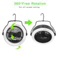 thumbnail image 2 of Camping Tent Fan  Rechargeable Hanging Flashlight Ceiling Fan for Outdoor Hiking Fishing, 2 of 9