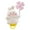 White, variant on XMMSWDLA Hawaiian Themed Party Decorations Creative Cute Bicycle Electric Vehicle Decoration Animals Doll Strap Motorcycle Bicycle Decoration Gift 90s Party Decorations
