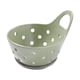 thumbnail image 1 of Cesta de frutas, colador de frutas, frutero con asa, bol decorativo para escurrir Verde, 1 of 9