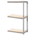 thumbnail image 2 of Global Industrial B2297246 84 x 48 x 18 in. Expandable 3 Level Add-On Rack with Wood Deck, Gray, 2 of 3