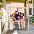 thumbnail image 6 of Zimtown Porch Swing Frame Swing Stand A-Frame 600lbs Wooden, Orignal, 4FT, 6 of 10