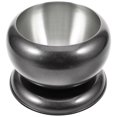 thumbnail image 1 of Stainless Steel Salad Bowl for Storage Black Color Great for Fruit Salad Snack Dessert 7.9 Inches Diameter, 1 of 5