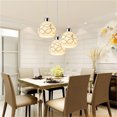 thumbnail image 3 of Plug In Ceiling Lights Modern Minimalist Dining Room Kitchen Island Glass White Over Kitchen Sink Light Hanging Pendant Light, 3 of 4