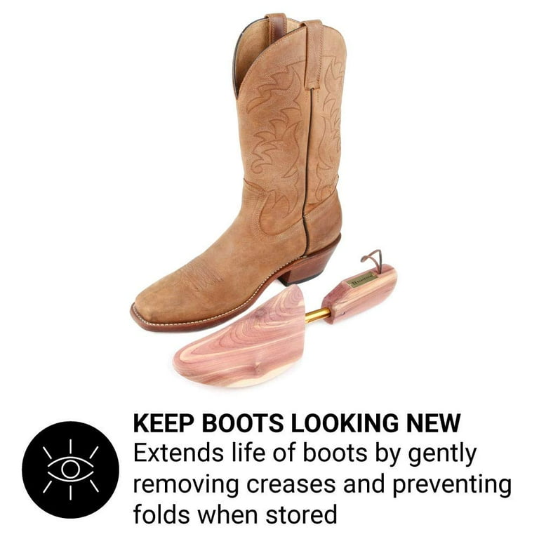 Shoe trees for cowboy boots best sale