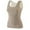 Khaki, variant on Thermal Tank Tops Women Underwear Tops Sleeveless Undershirt Cotton Camisole Women Warm Base Layer for Women Beige L