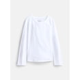thumbnail image 2 of Wonder Nation Girls Kid Tough Tee with Long Sleeves, 3 Pack, Sizes 4-18 & Plus, 2 of 3