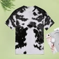 thumbnail image 4 of Cow Print Rug Women's Short Sleeve Tops Casual Blouses T Shirt, 4 of 6