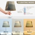 thumbnail image 5 of Sheep Grass Sunlight LED Desk Lamp Table Lamp USB Bedside Nightstand Small Lamp for Bedroom Living Room Kids Room, 5 of 8