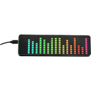 Power Acoustik Spectrum Analyzer for Car Stereo | LED Display for Visual Lightshow of your Favorite Music