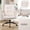 CREAM, variant on Ergonomic Executive Office Chair, Height Adjustable Teddy Fleece Desk Chair with 360° Swivel, Upholstered Computer Chair with Padded Armrests for Home Office