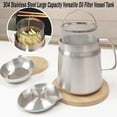 thumbnail image 2 of Eurhowing 2-in-1 Oil Strainer Pot with Frying Basket, 1.5L Large Capacity 304 Stainless Steel Oil Filter Pot, Deep Fryer Pot with Strainer, 2 of 13