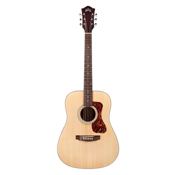 Guild D-240E Flamed Mahogany Dreadnought Acoustic-Electric Guitar Natural