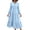 Sky Blue_085, variant on CIENVNSTG Summer Dresses for Women 2026 Vacation Long Sleeve Maxi Dress V Neck Button Down Flowy Tiered Ruffle Shirt Dress Summer Casual Long Dresses Green L