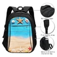 thumbnail image 3 of Fuzoiu Boards and Beach Print USB Backpack with Charging Port,Laptop Backpack,Business Travel Durable Laptops Backpack, for School, Work, Travel & Outdoor Activities, 3 of 7