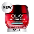 thumbnail image 1 of Olay Face Cream, Regenerist Micro-Sculpting Cream Face Moisturizer, Fragrance-Free - Hydrating, Anti-Aging, Anti-Wrinkle, Skin Care - Hyaluronic Acid, Niacinamide 50mL, 1 of 19