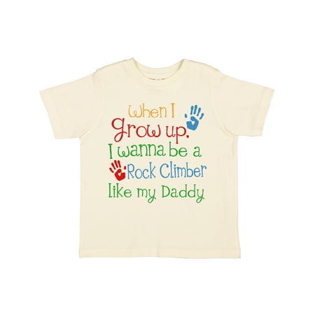

Inktastic Rock Climber like Daddy Gift Toddler Boy or Toddler Girl T-Shirt