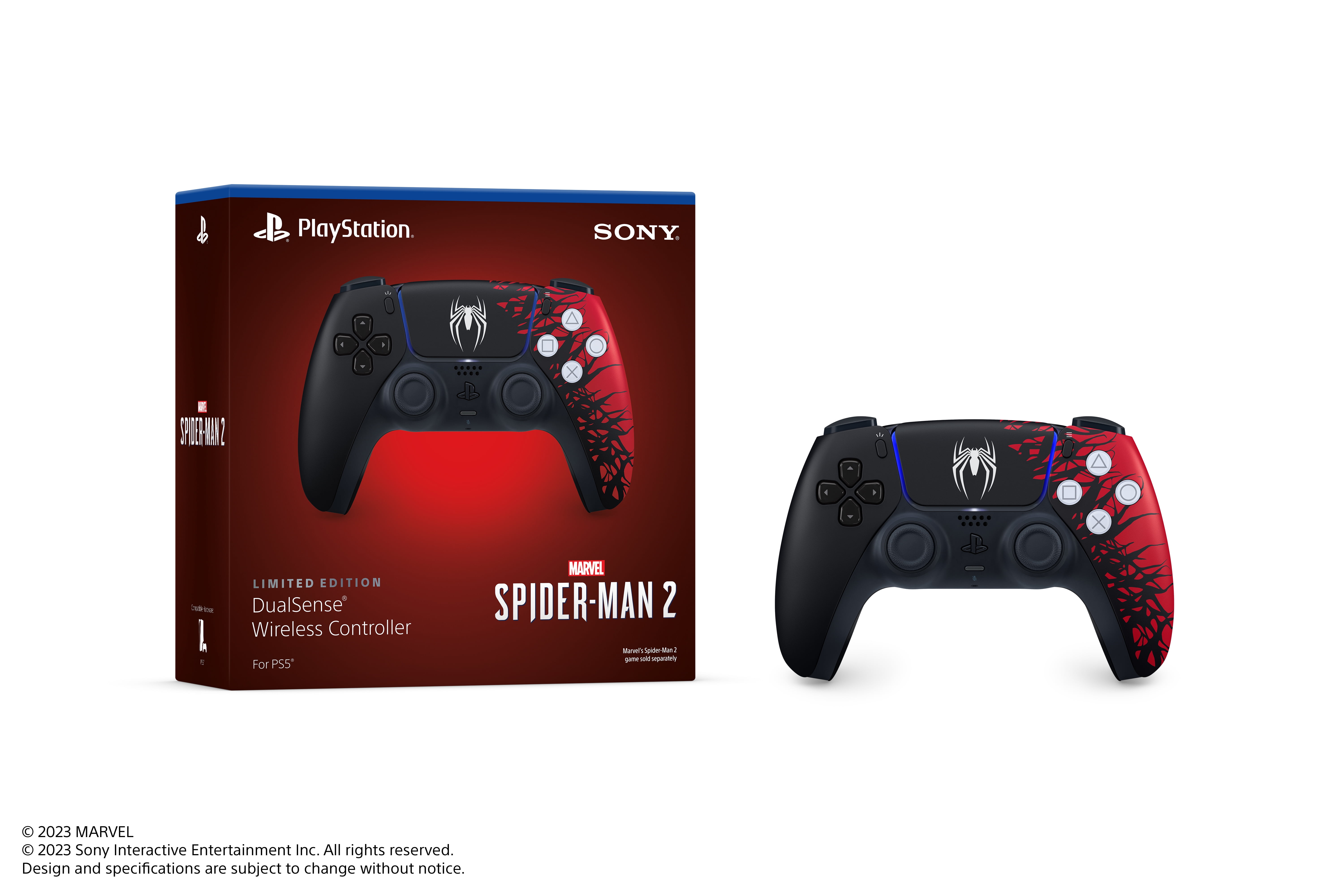  PlayStation DualSense Wireless Controller – Marvel's Spider-Man  2 Limited Edition : Videojuegos