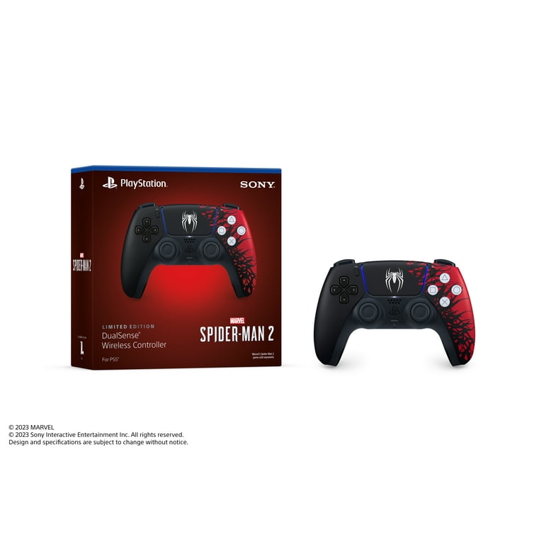 2 Pack PS5 Controller Dualshock Marvel Spider Man Red Spider Skin Decal  Sticker