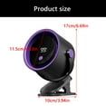 thumbnail image 5 of Clip On Rechargeable Desk Fan, 100 Speed Adjustable Digital Display, Quiet USB C Cooling for Travel Office Camping, 5 of 12