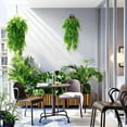 thumbnail image 5 of 4pcs Premium Boston Ferns Artificial Hanging Plants – UV Resistant Fake Greenery Vines, Oxidation-Resistant Plastic Foliage for, 5 of 7