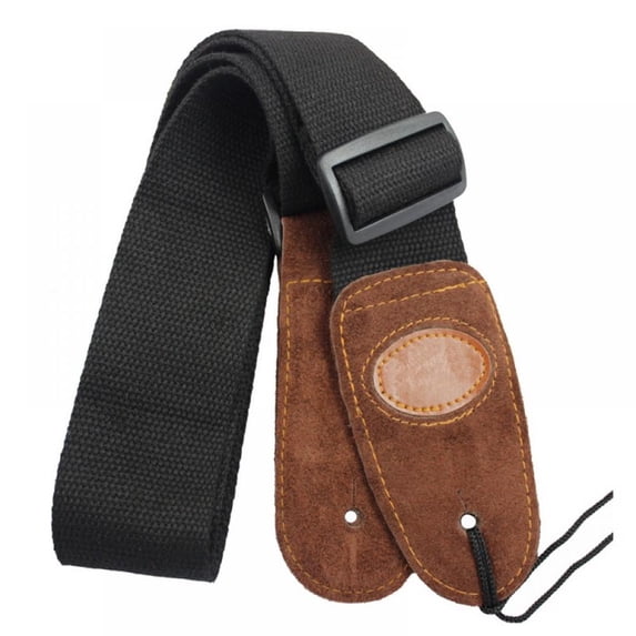 Acoustic Electric Guitar Shoulder Strap Adjustable PU Leather Cotton Braided Belt Musical Stringed Instruments Accessories