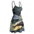 thumbnail image 4 of Dragonfly Reflection Art Print Slip Dress Dresses For Woman Fairy Dress, 4 of 6