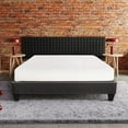 thumbnail image 3 of Sleek 14 in. Dark Gray Upholstered Cal King Platform Bed Base, 3 of 5