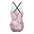 thumbnail image 6 of Hello Kitty Women's One Piece Swimsuit Athletic Training Swimwear Bathing Suit, 6 of 7