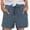 A-Navy1878, variant on XIAONU Womens Solid Layered Shorts Drawstring Waist Side Pockets Shorts