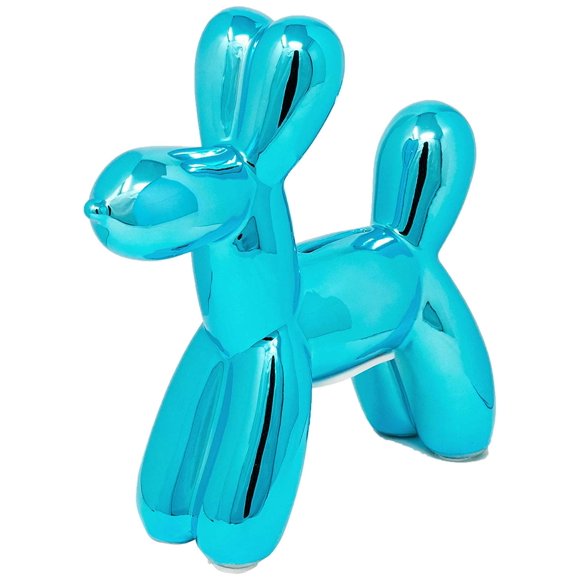 Interior Illusions Plus Royal Blue Mini Ceramic Dog Piggy Bank-7.5" Tall