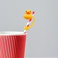 Cute Summer Glass Straw with Doll Straw Plug for Drinking Milk Tea High