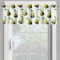 thumbnail image 2 of Ambesonne Watercolor Window Valance, Delicious Pears Pattern, 54" X 12", Green Yellow Green, 2 of 5